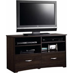 Sauder Beginnings Cinnamon Cherry TV Stand for TVs up to 46"