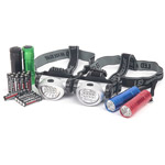 Ozark Trail LED Flashlight and Headlamp Combo, 6-Pack