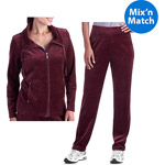 White Stag Women's Velour Hoodie and Pants Tracksuit