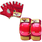 Bell Sports Ironman Child Gloves and Pad Set, Red