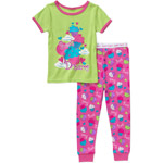 Garanimals Baby Toddler Girl 2-Piece Cotton Tight Fit Pajamas