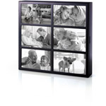 Hanging Photo Frame Jewelry Box, Black Finish