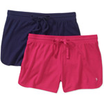 Danskin Now Women's Essential Knit Shorts 2-Pack