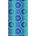 Better Homes and Gardens Oversized 40x72 Beach Towel - Suzani Blue