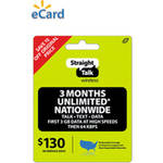 (Email Delivery) Straight Talk 3-Month Plan Unlimited 90 Access Days $130