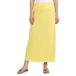 Faded Glory Women's Fashion Maxi Skirt with Shirred Waistband