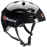 Razor Gloss Black V17 Helmet, Adult