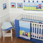 Sumersault Choo Choo 10-Piece Crib Set