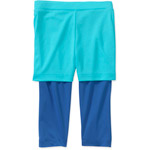 Girls' Sports Keepdri Wicking 2Fer Short With Capri