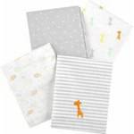 Child of Mine by Carter's Giraffe Family 4-Pack Flannel Receiving Blankets