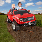 Fisher-Price Power Wheels Red Ford F150 Raptor 12-Volt Battery-Powered Ride-On