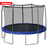 Skywalker 15' Round Trampoline & Enclosure, Blue (Was $349)