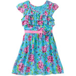 George Girls' Ruffle Front Chiffon Dress