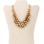 Crystal Drop Gold-Tone Statement Necklace, 20.5"