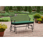 Better Homes and Gardens Clayton Court Outdoor Glider, Green