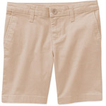 Faded Glory Girls' Chino Bermuda