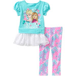 Disney Frozen Baby Toddler Girl Tunic and Leggings Outfit Set