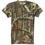 Starter Men's Short Sleeve Compression Top Mossy Oak Print