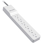 Belkin Home/Office Series 6-Outlet Surge Protector with 4' Cord