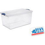 Sterilite 16.5-Gallon (66-Quart) Latch Storage Box, Set of 6