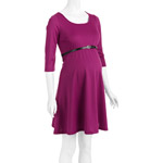 Planet Motherhood Maternity Belted Knit Dress