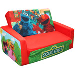 Marshmallow Flip Open Sofa with Slumber, Sesame Street