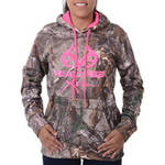 Women's Realtree & Mossy Oak Camo Performance Pullover Fleece  Hoodie