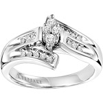 Keepsake Dearest 1/4 Carat T.W. Diamond 14kt White Gold Ring