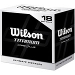 Wilson Titanium Golf Ball, 18 Pack