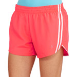 Danskin Now Women's Woven Dolphin Running Shorts with Hidden Liner