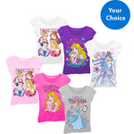 Disney Princess Girls Graphic Tee, Your Choice