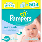 Pampers Baby Fresh Wipes 7x Refill Pack 504 Count