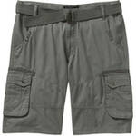 Men's Belted Multi Pocket Solid Cargo