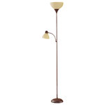 Mainstays Combo Floor Lamp, Brown