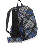 Triple Pocket Plaid 18" Backpack with Bonus Pencil Case