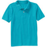 Faded Glory Boys Solid Polo Shirt