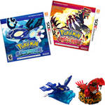 Pokemon Omega Ruby or Alpha Sapphire Game with Bonus Figure (3DS)