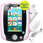 LeapFrog LeapPad2 Power Kids' Tablets for Learning, Pink (includes rechargeable battery - $40 value)