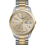 Timex Men's Dress Watch, Stainless-Steel Expansion Band