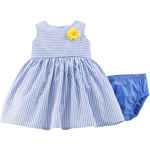 Child of Mine by Carter's Girl Dress and Panty Set