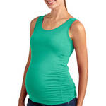 Oh! Mamma Maternity Basic Tank with Side Ruching