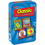 Classic 4-in-1 Card Games Tin