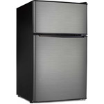 Hamilton Beach 3.1 cu ft VCM Double Door Refrigerator, Black