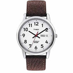 Timex Mens Oversized Indiglo Easy Reader Mens White Face Dial Watch