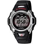 Casio Men's Solar-Atomic G-Shock Watch, Black Resin Strap