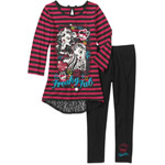 Monster High Girls' 2 Piece Tunic and Legging Set