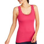 Faded Glory Women's Lace Trim Tank