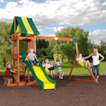 Backyard Discovery Weston Cedar Swing Set