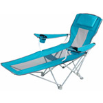 Ozark Trail Reclining Armchair, Teal Blue