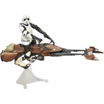 Star Wars The Black Series Speeder Bike Vehicle with Biker Scout Figure